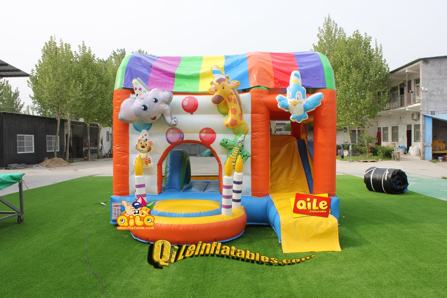 2023033  inflatable  castle dinosaur combo  for sales