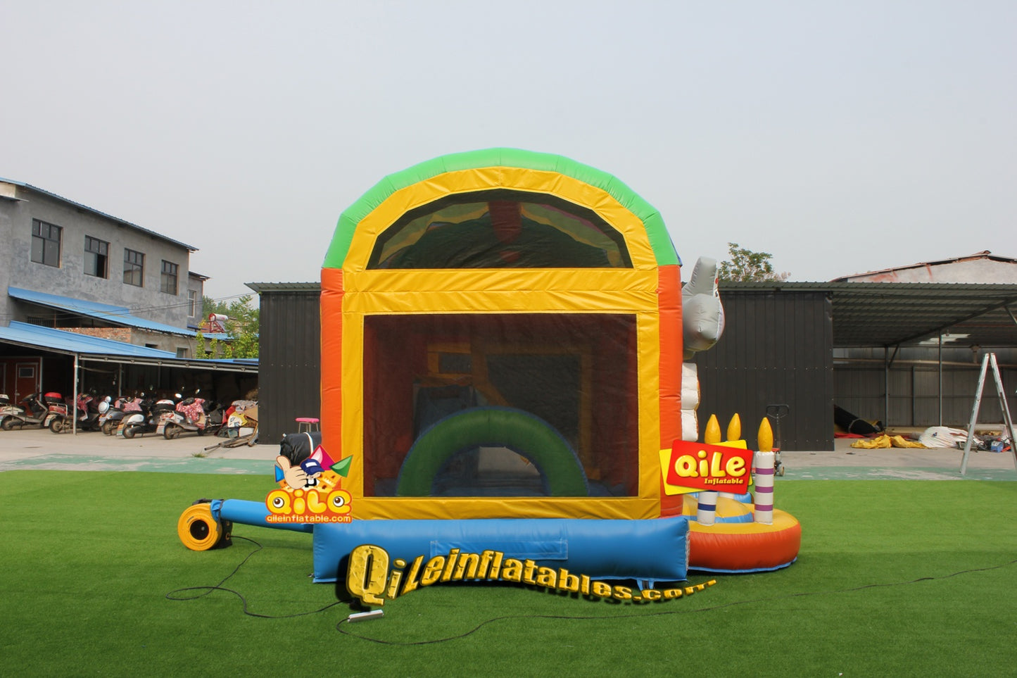 2023033  inflatable  castle dinosaur combo  for sales