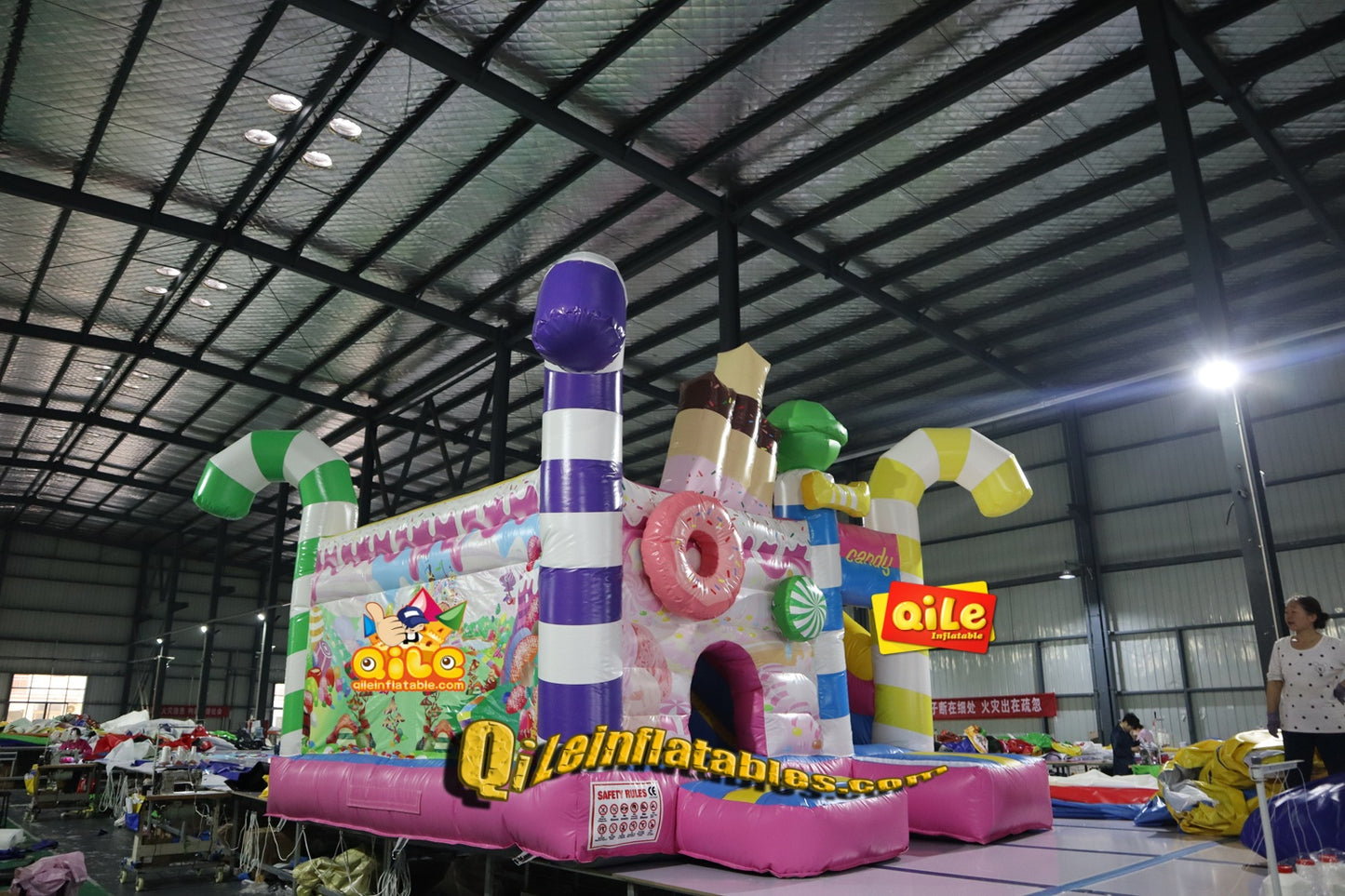 E2024047  inflatable  castle dinosaur combo  for sales