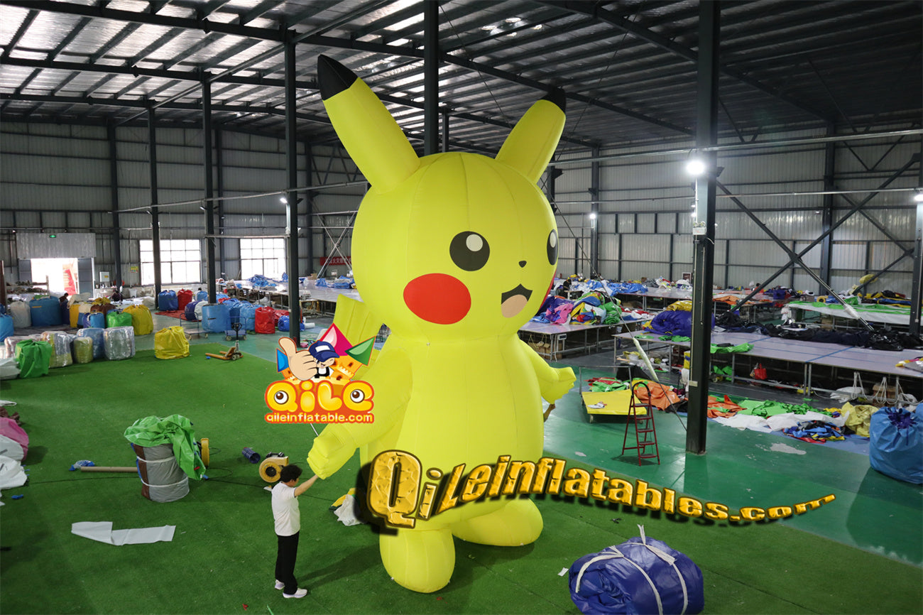 qile-4020 inflatable Pikachu cartoon – good inflatable co ltd