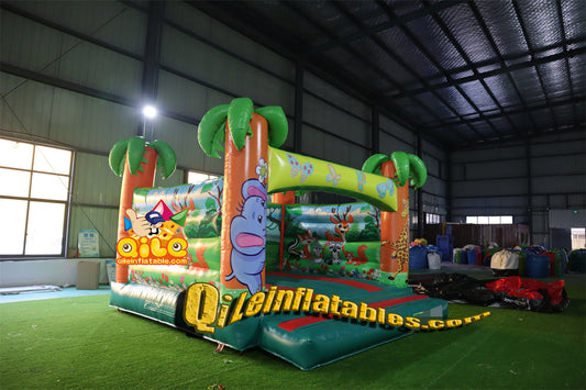 qile-1003 Forest Animal Park Jumping castle for 2024