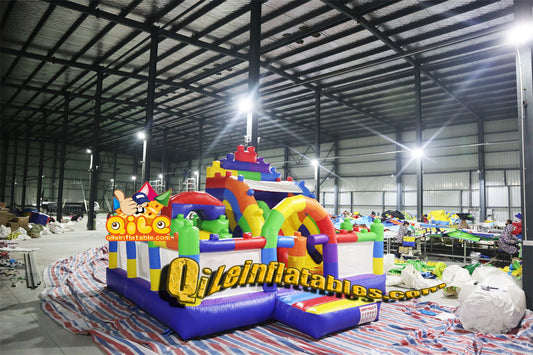 qile-2004 Lego Building blocks inflatable combo  for sales