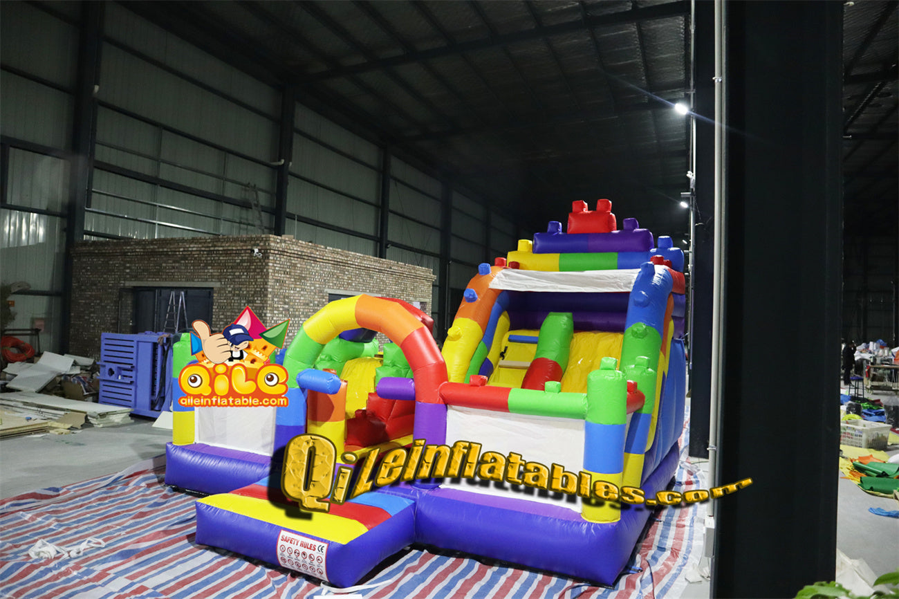qile-2004 Lego Building blocks inflatable combo  for sales