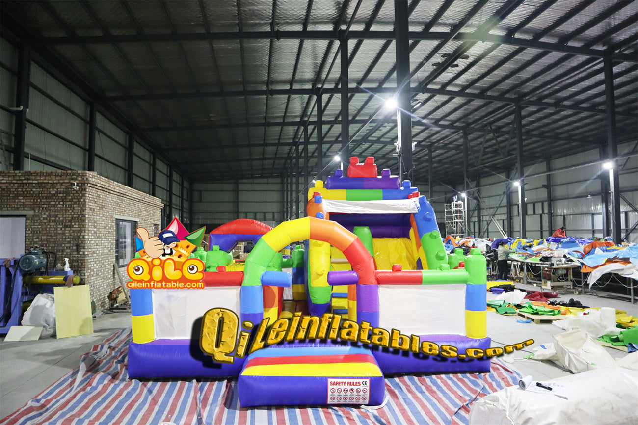 qile-2004 Lego Building blocks inflatable combo  for sales