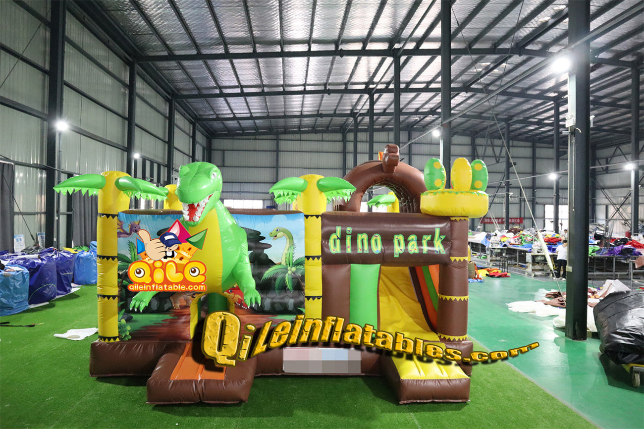 qile-2006  inflatable Dinosaur Paradise combo  for sales