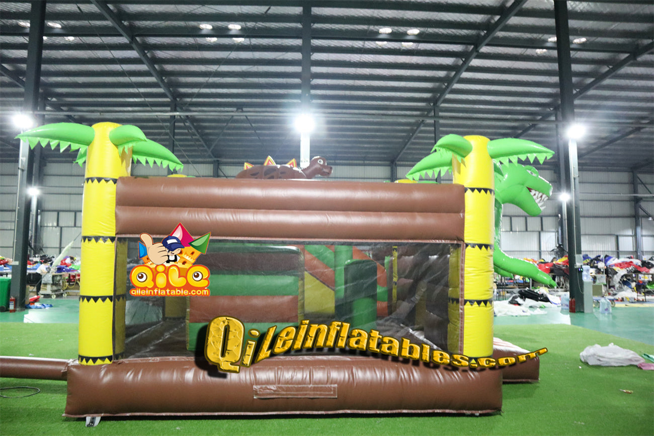 qile-2006  inflatable Dinosaur Paradise combo  for sales