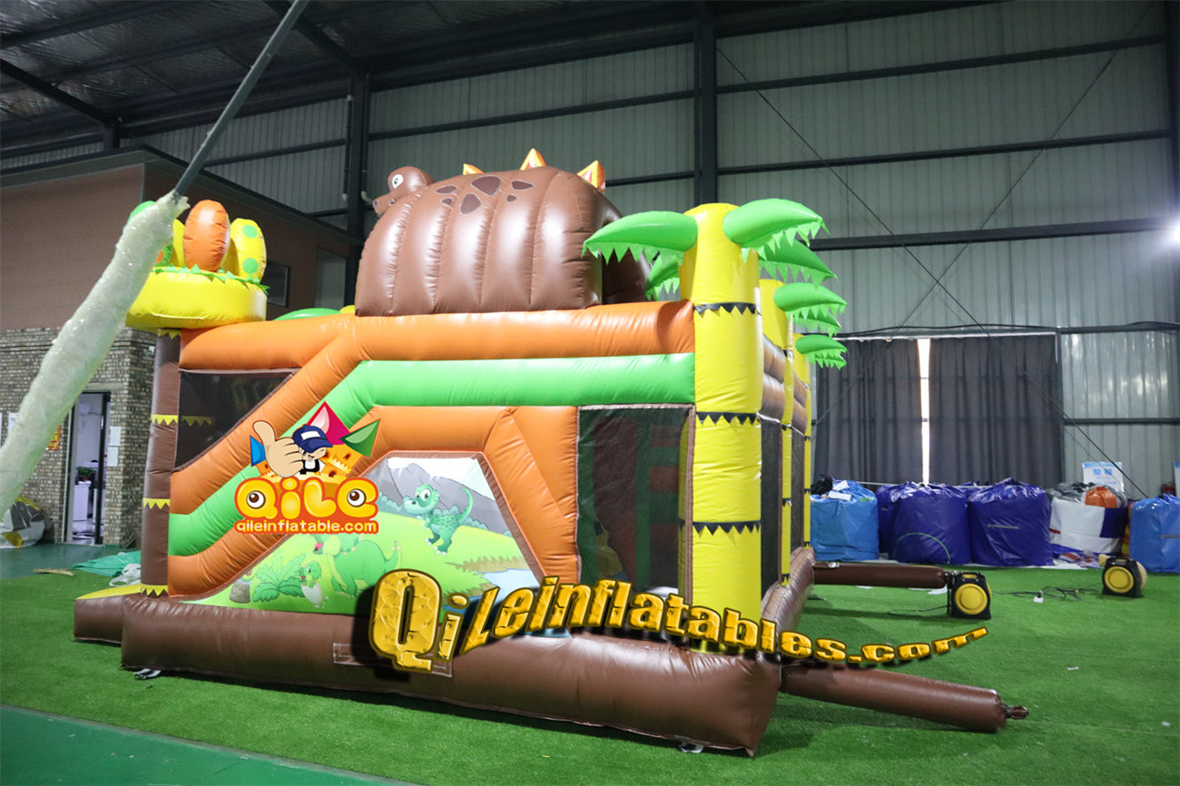 qile-2006  inflatable Dinosaur Paradise combo  for sales