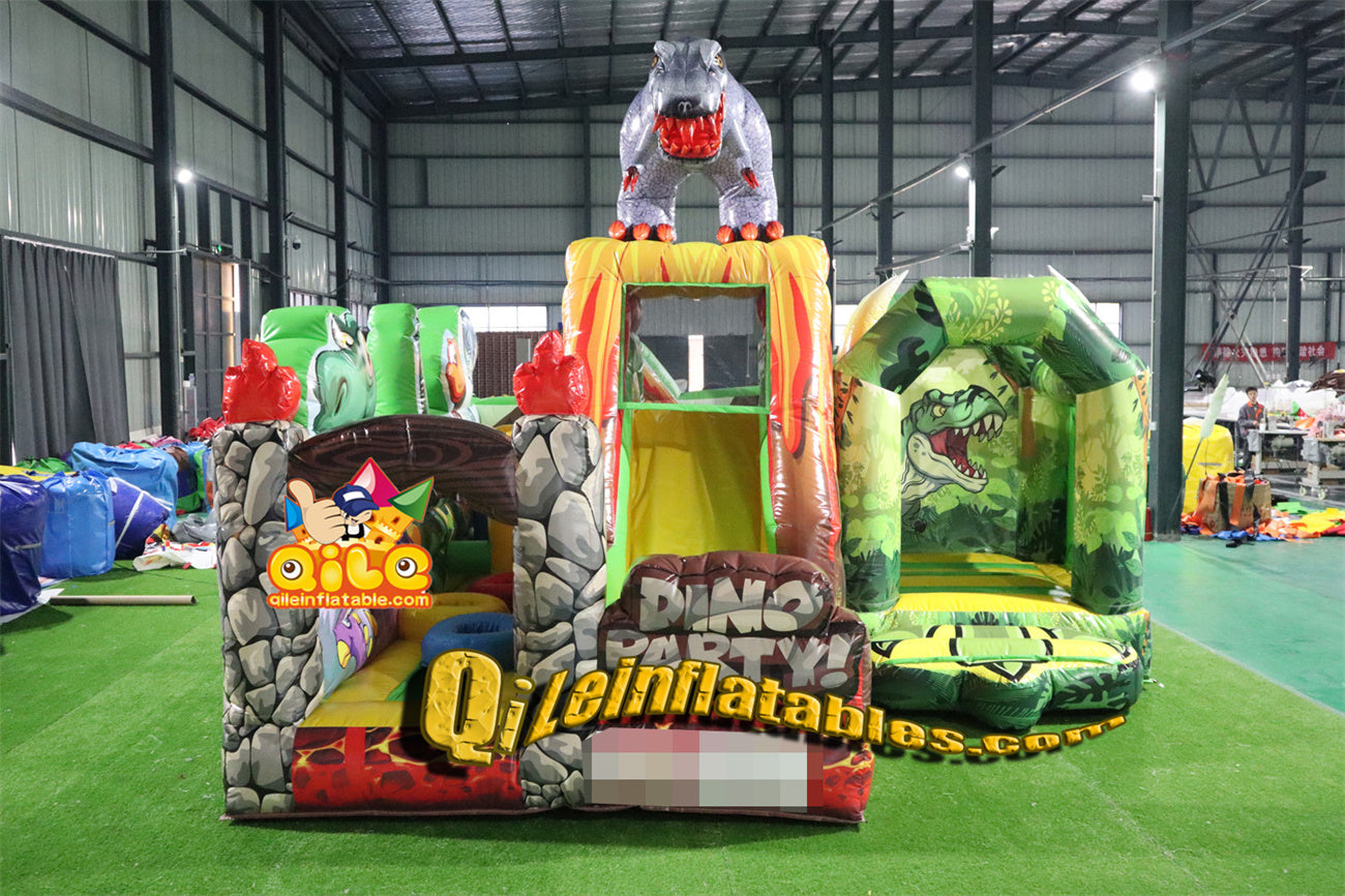 qile design  IAAPA Austria 2023   inflatable Dinosaur Paradise combo