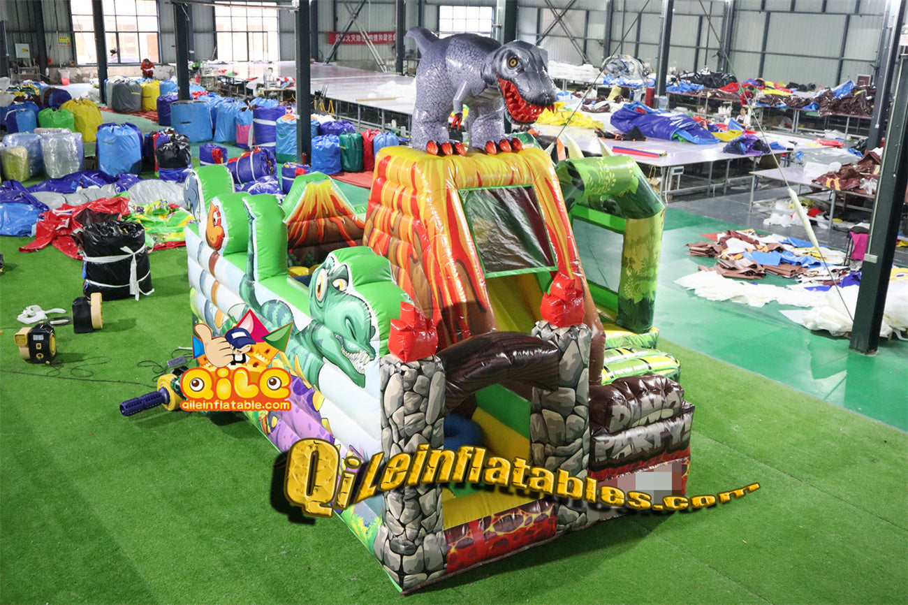 qile design  IAAPA Austria 2023   inflatable Dinosaur Paradise combo