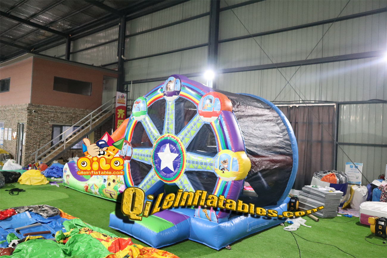 qile-20251   inflatable  Ferris wheel combo  for sales