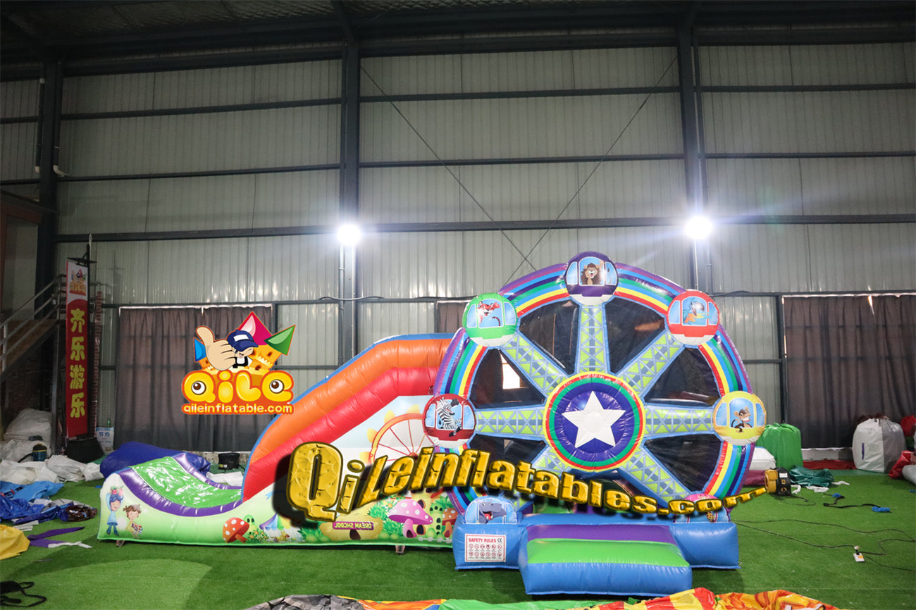 qile-20251   inflatable  Ferris wheel combo  for sales