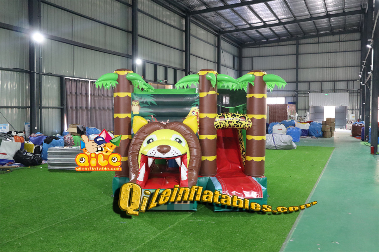 qile-2029  inflatable Dinosaur combo  for sales