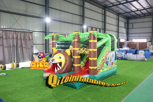 qile-2029  inflatable Dinosaur combo  for sales
