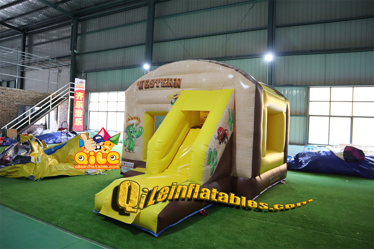 qile-2032  inflatable farm combo  for sales