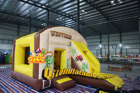 qile-2032  inflatable farm combo  for sales