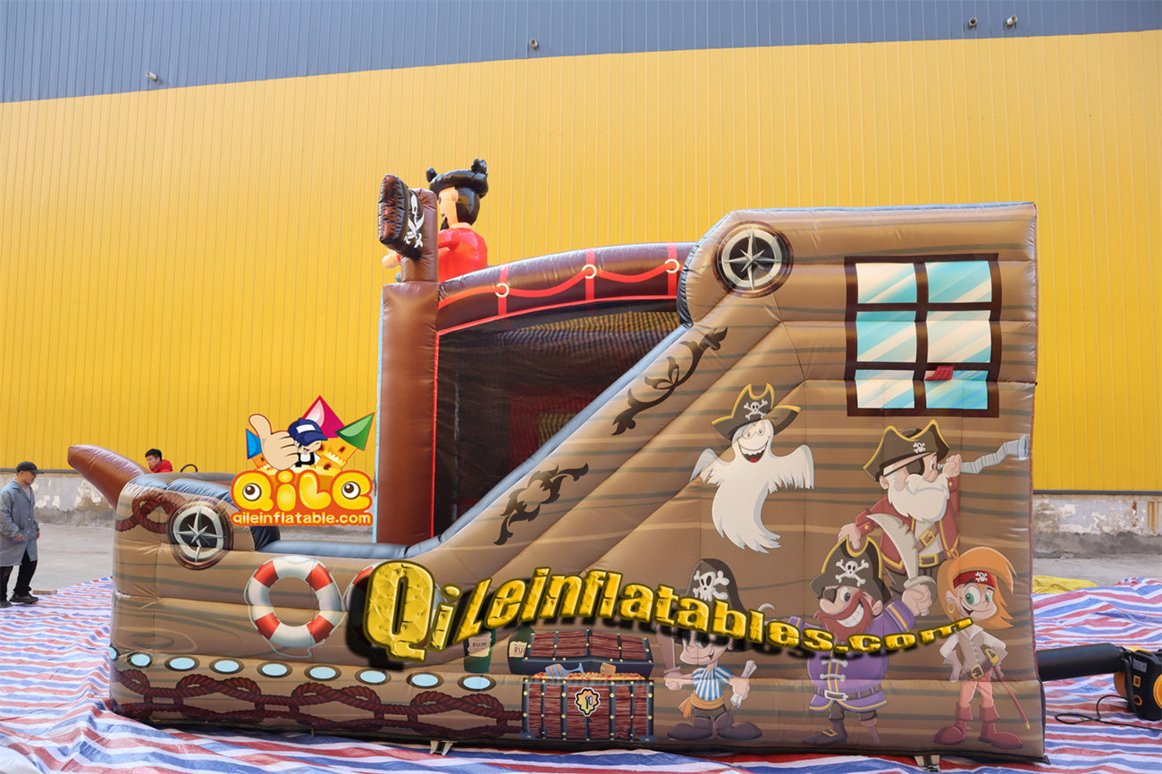 qile-2034  inflatable Pirate Ship combo  for sales