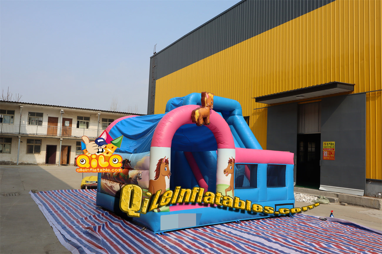 qile-2036   inflatable  castle  combo  for sales